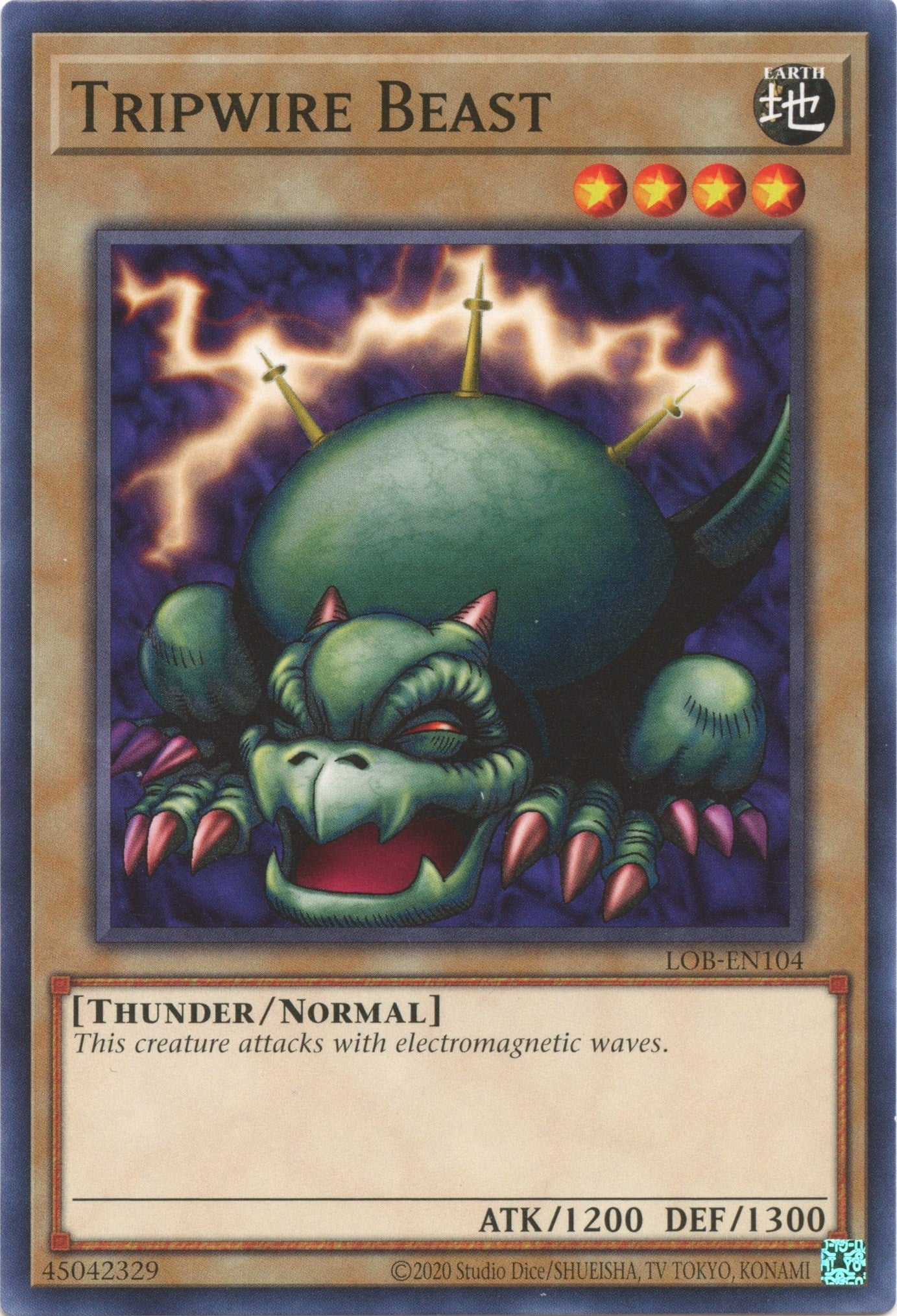 Image for Tripwire Beast (Legend of Blue Eyes White Dragon (25th Anniversary Edition)) (LOB-EN104) - YuGiOh