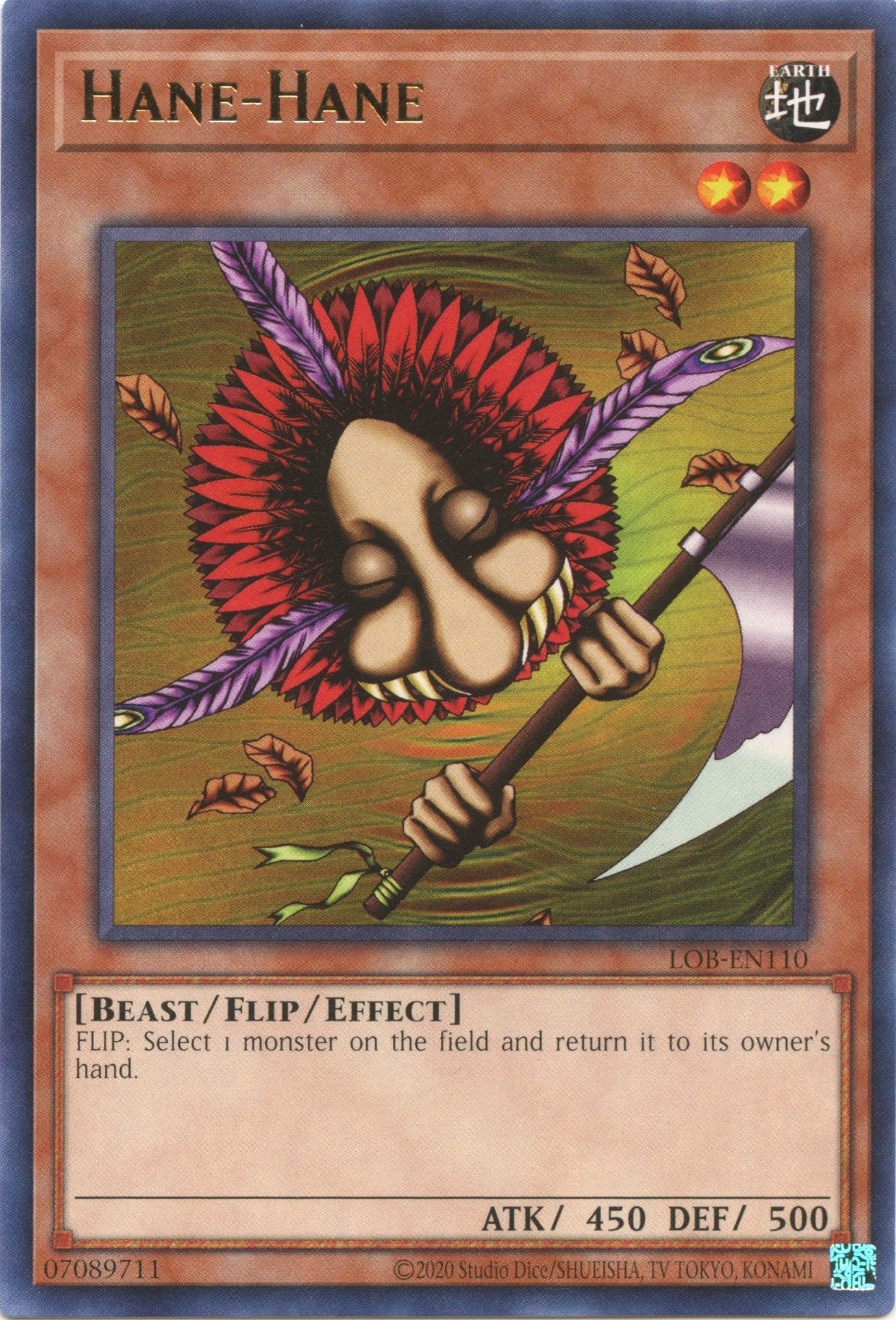 Image for Hane-Hane (Legend of Blue Eyes White Dragon (25th Anniversary Edition)) (LOB-EN110) - YuGiOh