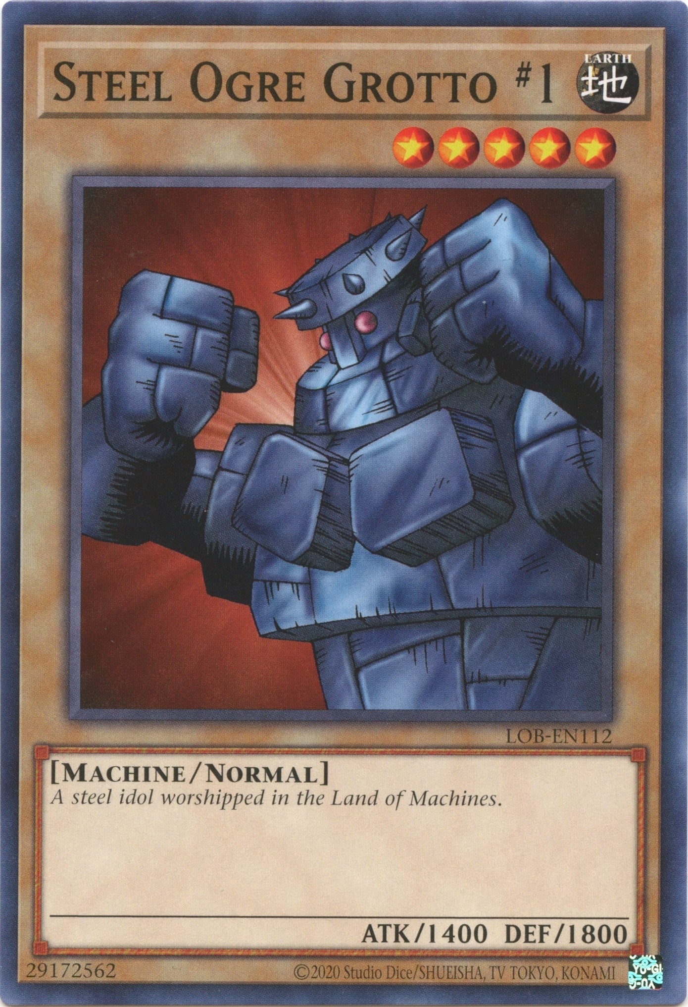 Image for Steel Ogre Grotto #1 (Legend of Blue Eyes White Dragon (25th Anniversary Edition)) (LOB-EN112) - YuGiOh