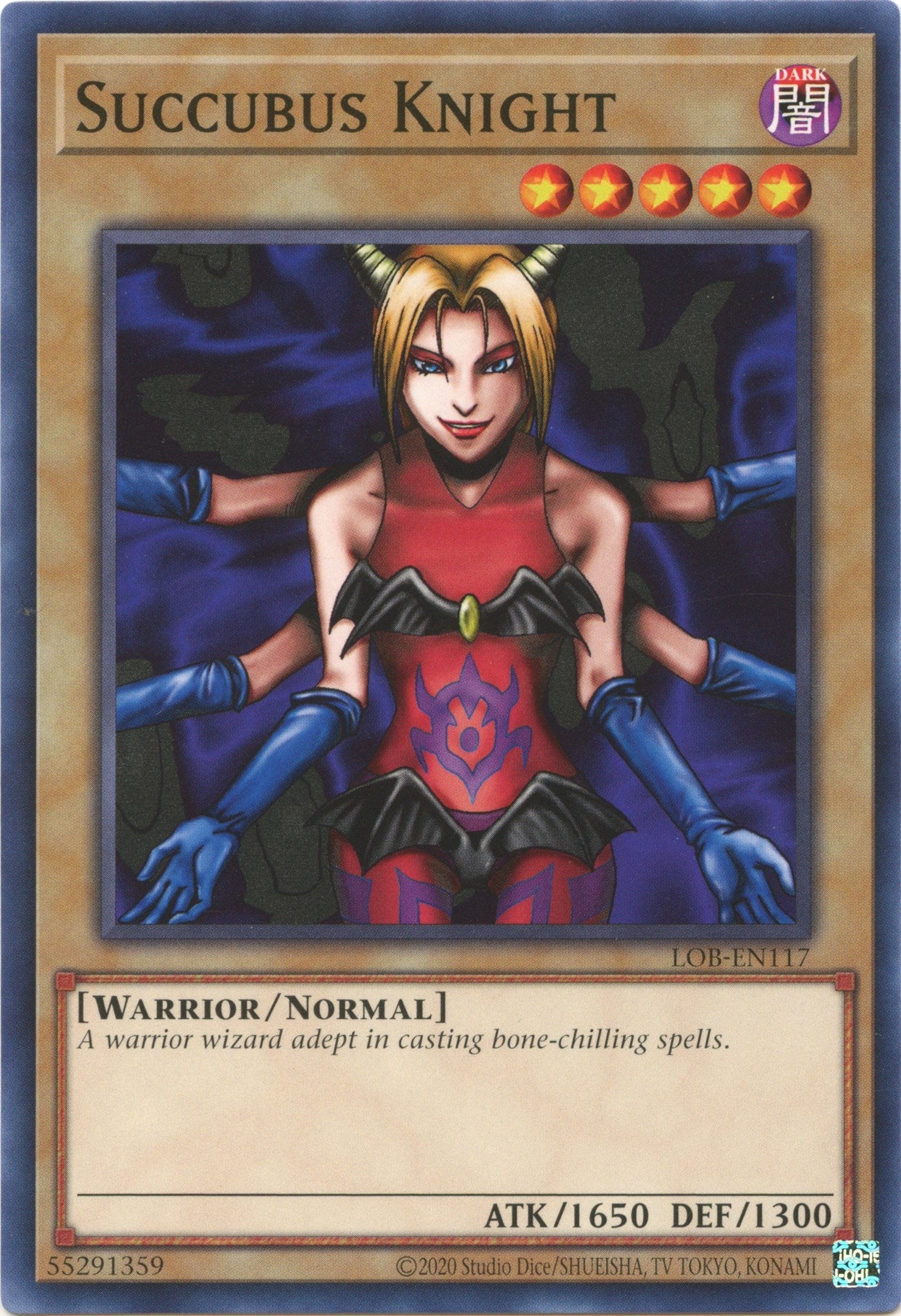 Image for Succubus Knight (Legend of Blue Eyes White Dragon (25th Anniversary Edition)) (LOB-EN117) - YuGiOh