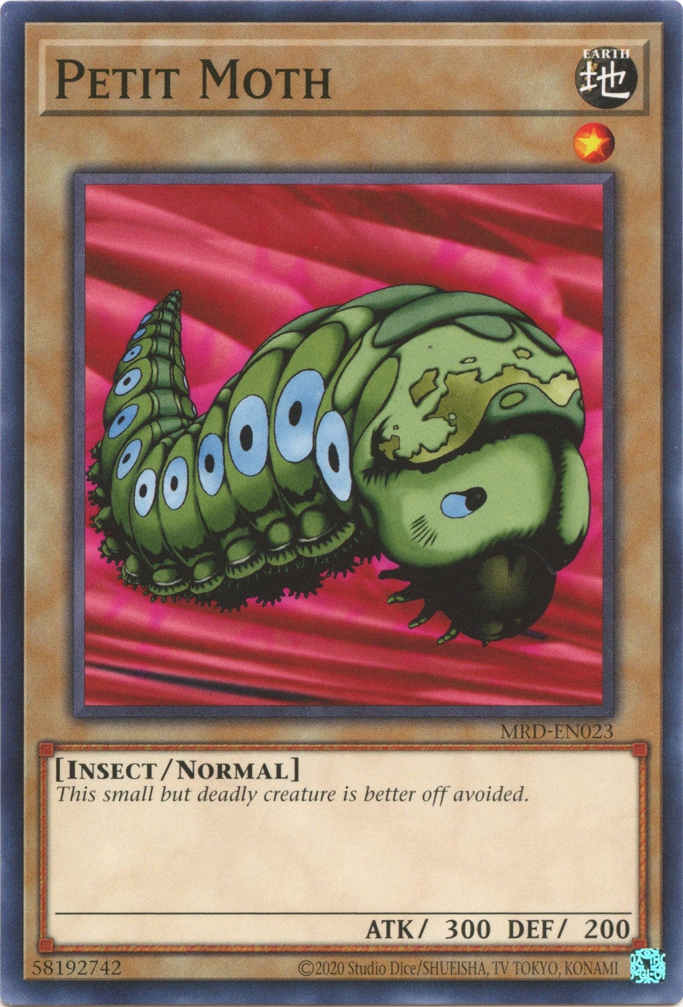 Image for Petit Moth (Metal Raiders (25th Anniversary Edition)) (MRD-EN023) - YuGiOh