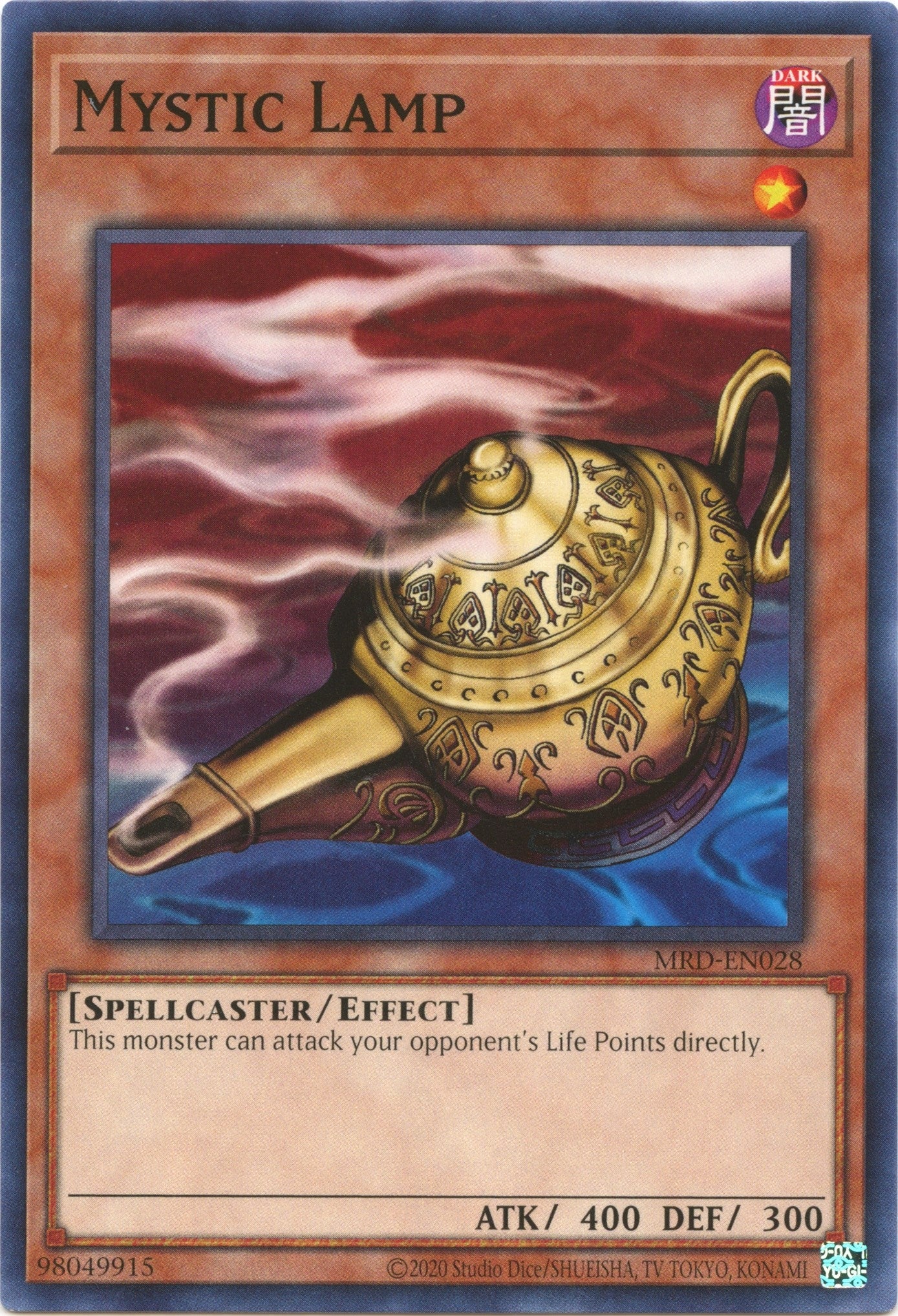 Image for Mystic Lamp (Metal Raiders (25th Anniversary Edition)) (MRD-EN028) - YuGiOh