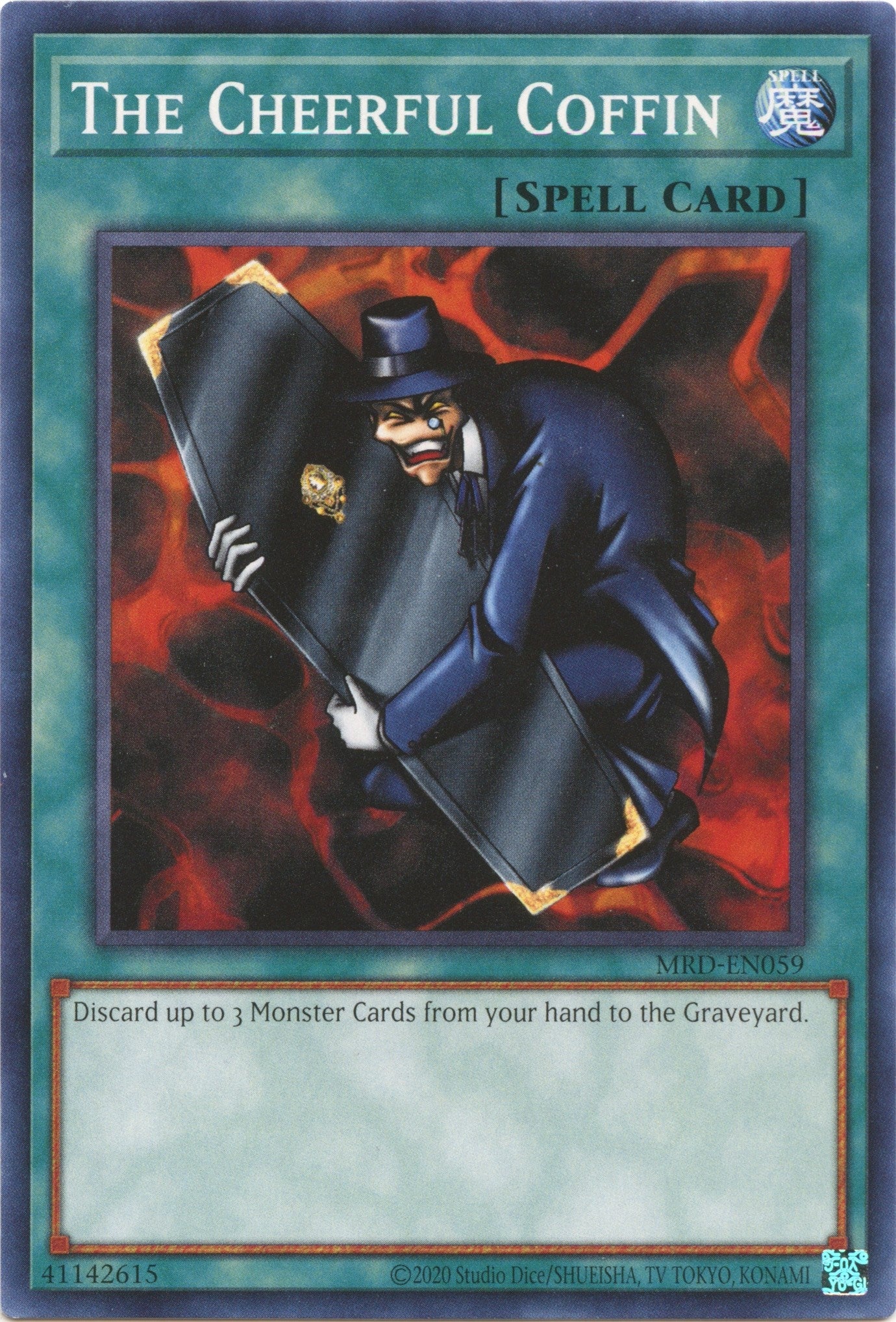 Image for The Cheerful Coffin (Metal Raiders (25th Anniversary Edition)) (MRD-EN059) - YuGiOh