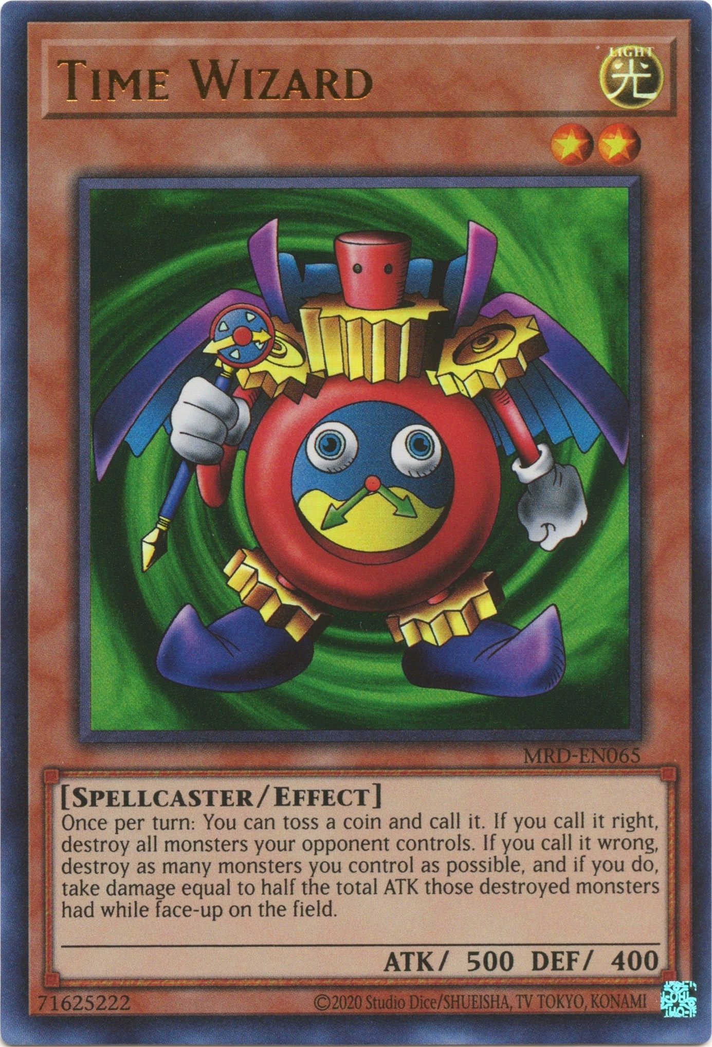 Image for Time Wizard (Metal Raiders (25th Anniversary Edition)) (MRD-EN065) - YuGiOh