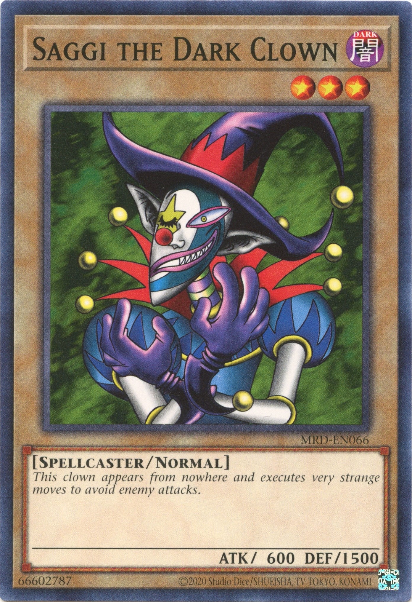 Image for Saggi the Dark Clown (Metal Raiders (25th Anniversary Edition)) (MRD-EN066) - YuGiOh