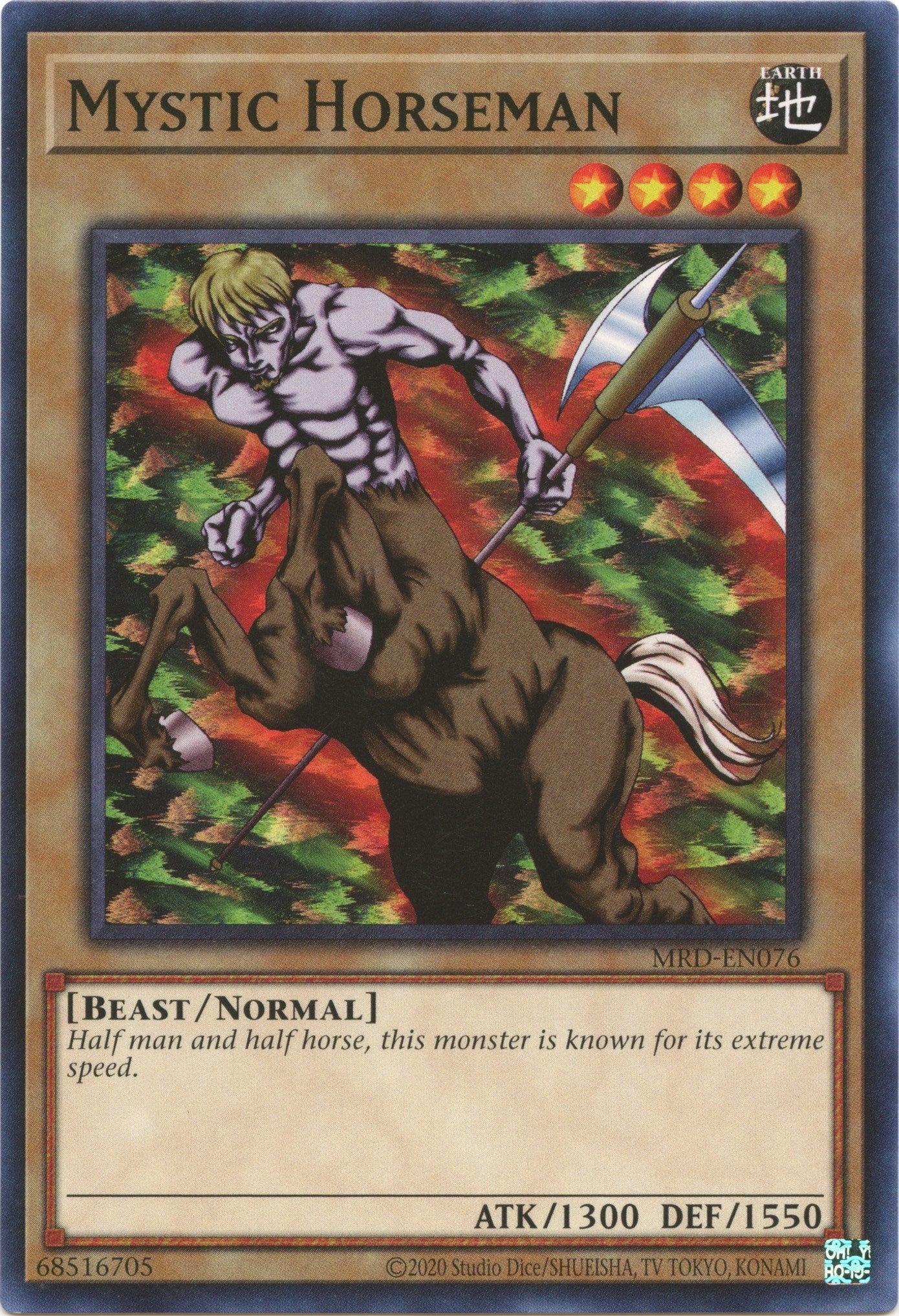 Image for Mystic Horseman (Metal Raiders (25th Anniversary Edition)) (MRD-EN076) - YuGiOh