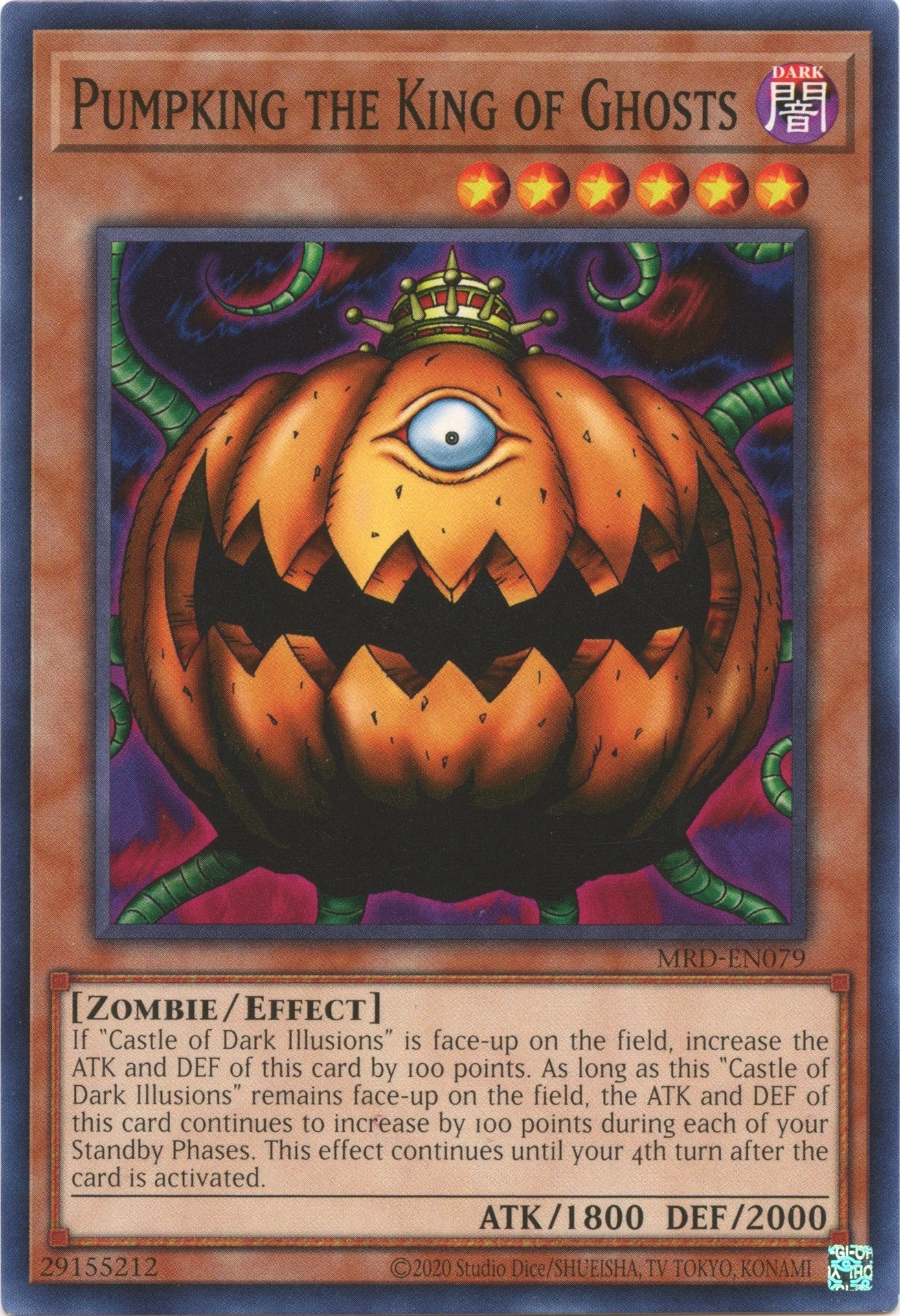 Image for Pumpking the King of Ghosts (Metal Raiders (25th Anniversary Edition)) (MRD-EN079) - YuGiOh