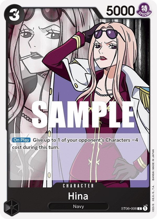 Image for Hina (Starter Deck 6: Absolute Justice) (ST06-008) - One Piece Card Game