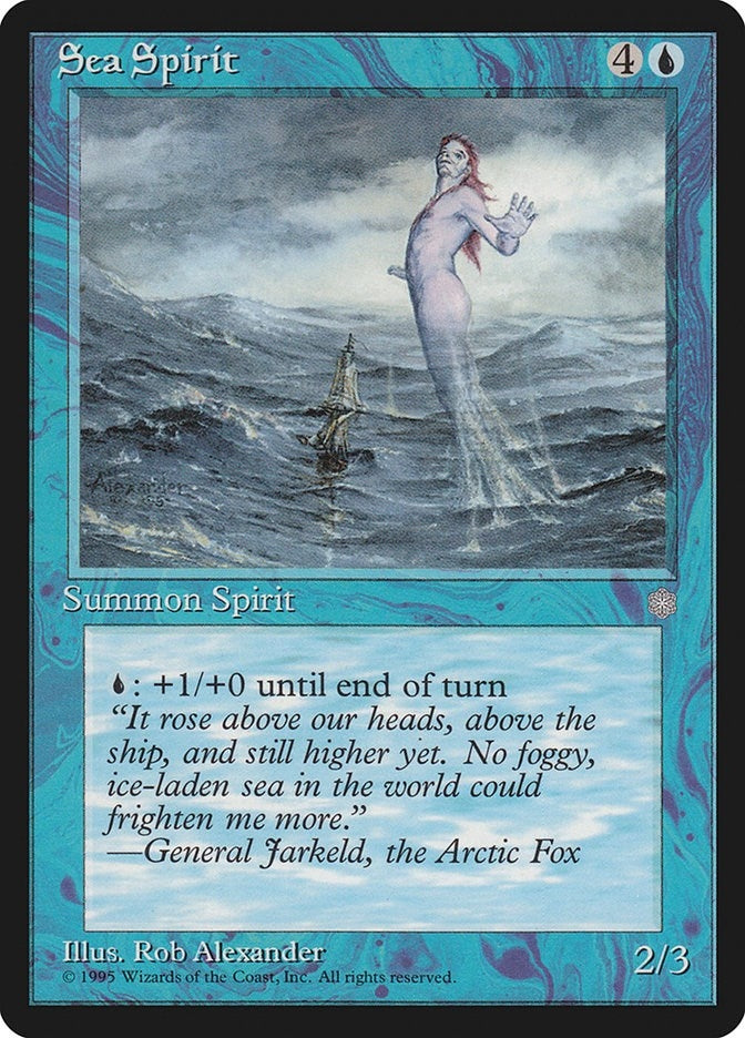 Image for Sea Spirit (Ice Age) - Magic: The Gathering