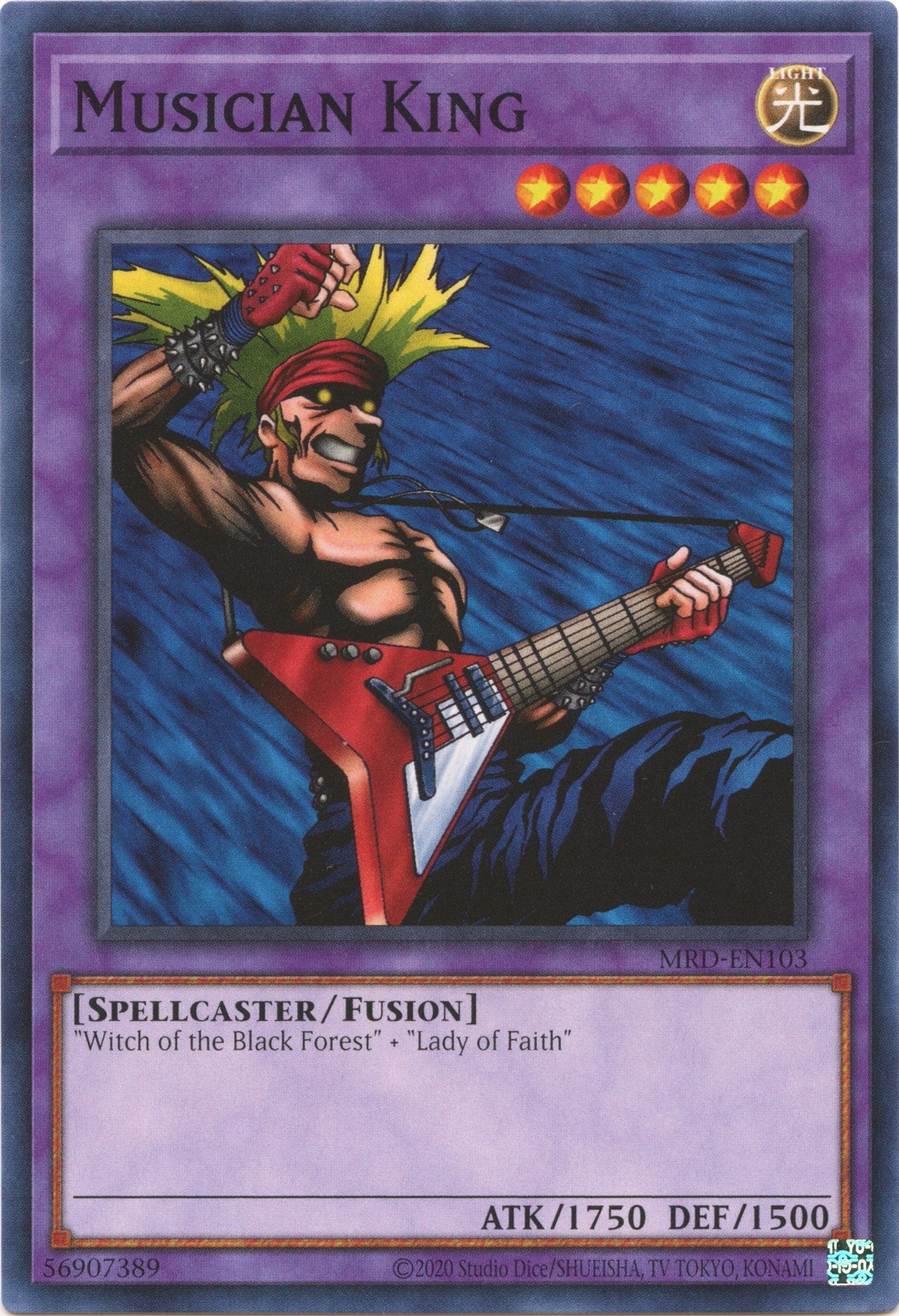 Image for Musician King (Metal Raiders (25th Anniversary Edition)) (MRD-EN103) - YuGiOh