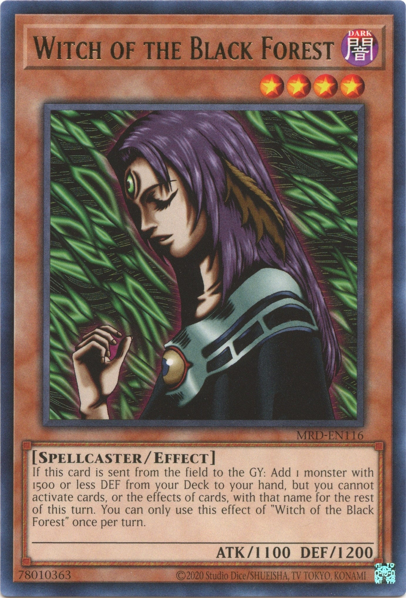 Image for Witch of the Black Forest (Metal Raiders (25th Anniversary Edition)) (MRD-EN116) - YuGiOh