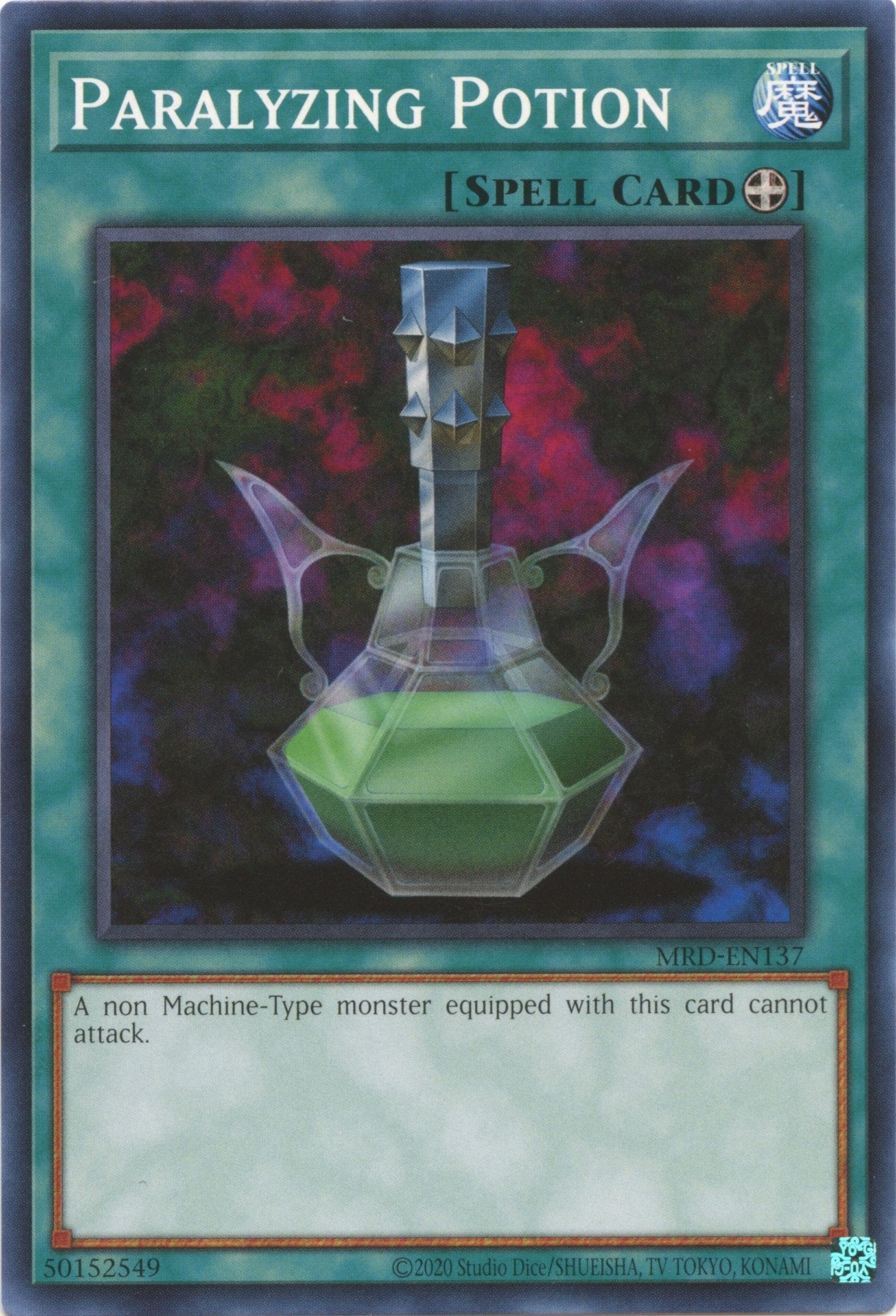 Image for Paralyzing Potion (Metal Raiders (25th Anniversary Edition)) (MRD-EN137) - YuGiOh
