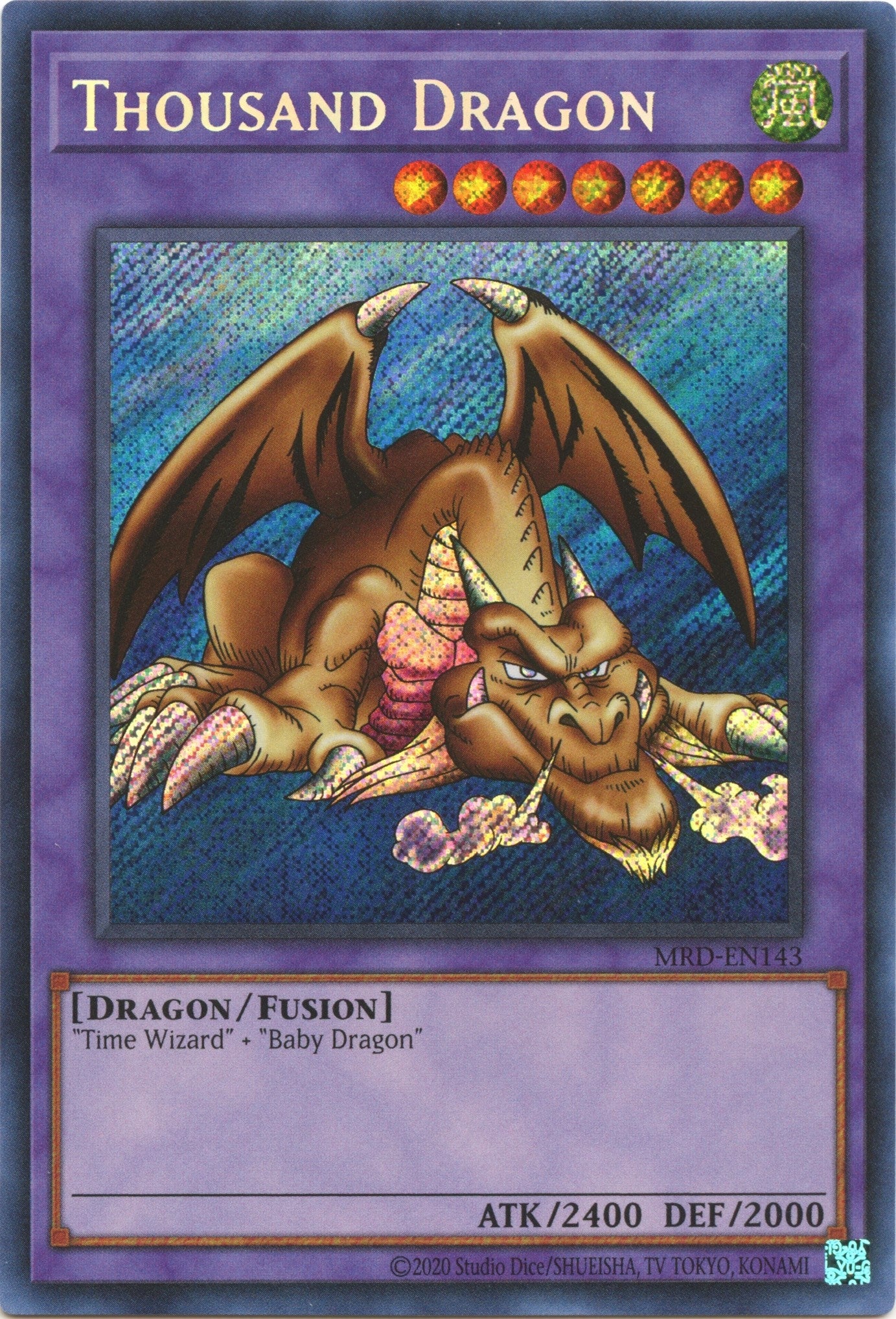 Image for Thousand Dragon (Metal Raiders (25th Anniversary Edition)) (MRD-EN143) - YuGiOh