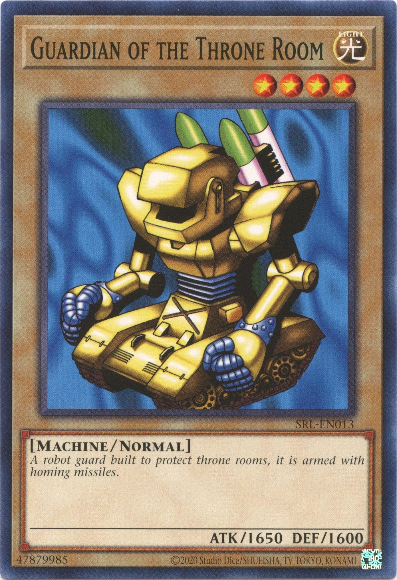 Image for Guardian of the Throne Room (Spell Ruler (25th Anniversary Edition)) (SRL-EN013) - YuGiOh