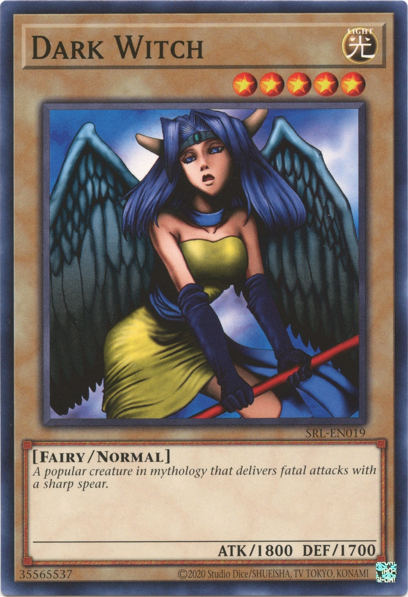 Image for Dark Witch (Spell Ruler (25th Anniversary Edition)) (SRL-EN019) - YuGiOh