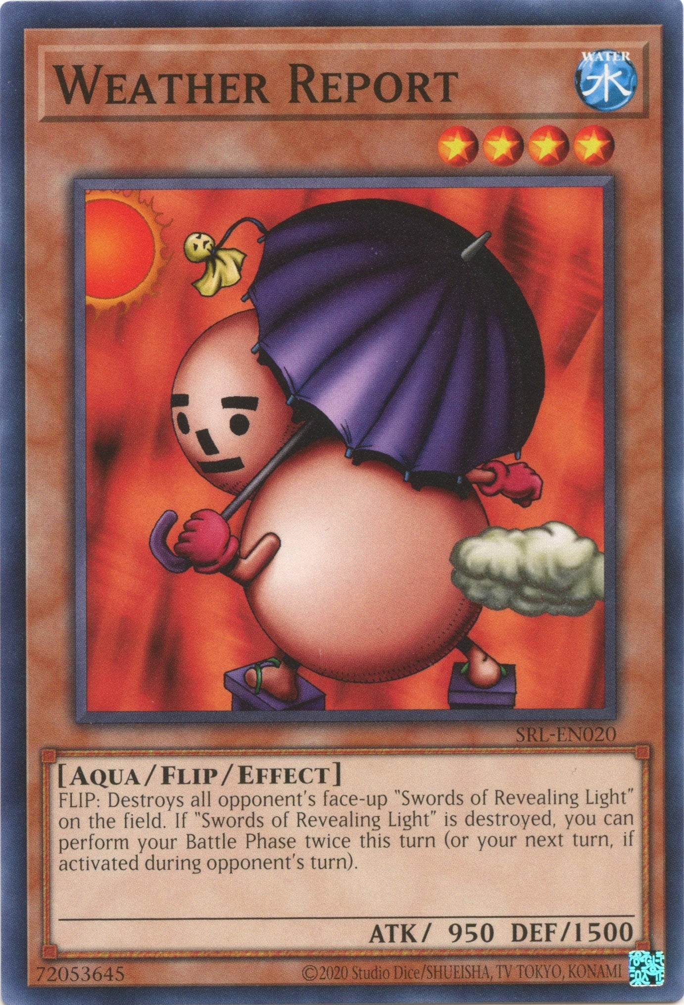 Image for Weather Report (Spell Ruler (25th Anniversary Edition)) (SRL-EN020) - YuGiOh