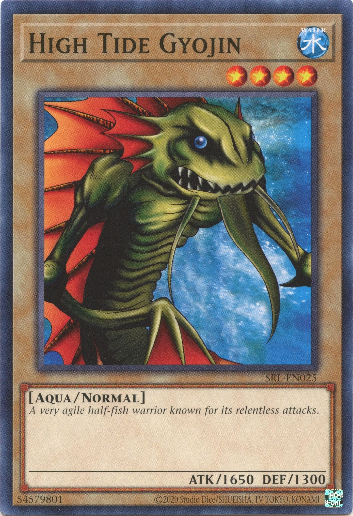 Image for High Tide Gyojin (Spell Ruler (25th Anniversary Edition)) (SRL-EN025) - YuGiOh