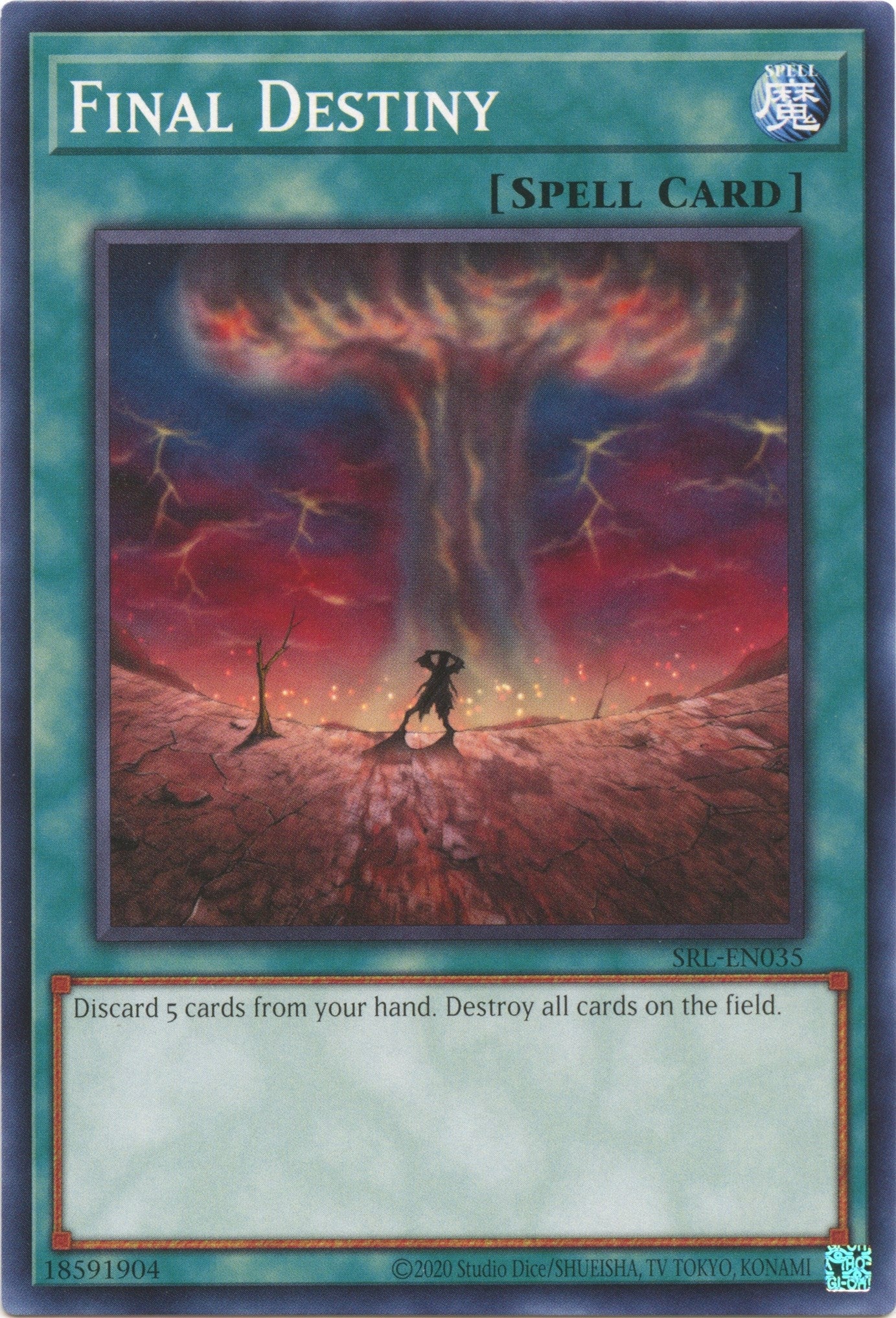 Image for Final Destiny (Spell Ruler (25th Anniversary Edition)) (SRL-EN035) - YuGiOh
