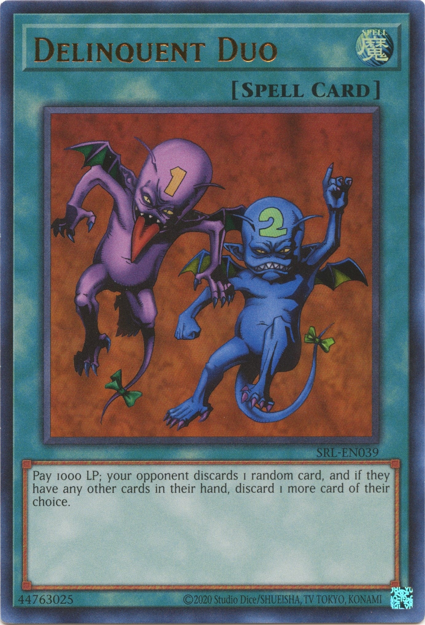 Image for Delinquent Duo (Spell Ruler (25th Anniversary Edition)) (SRL-EN039) - YuGiOh
