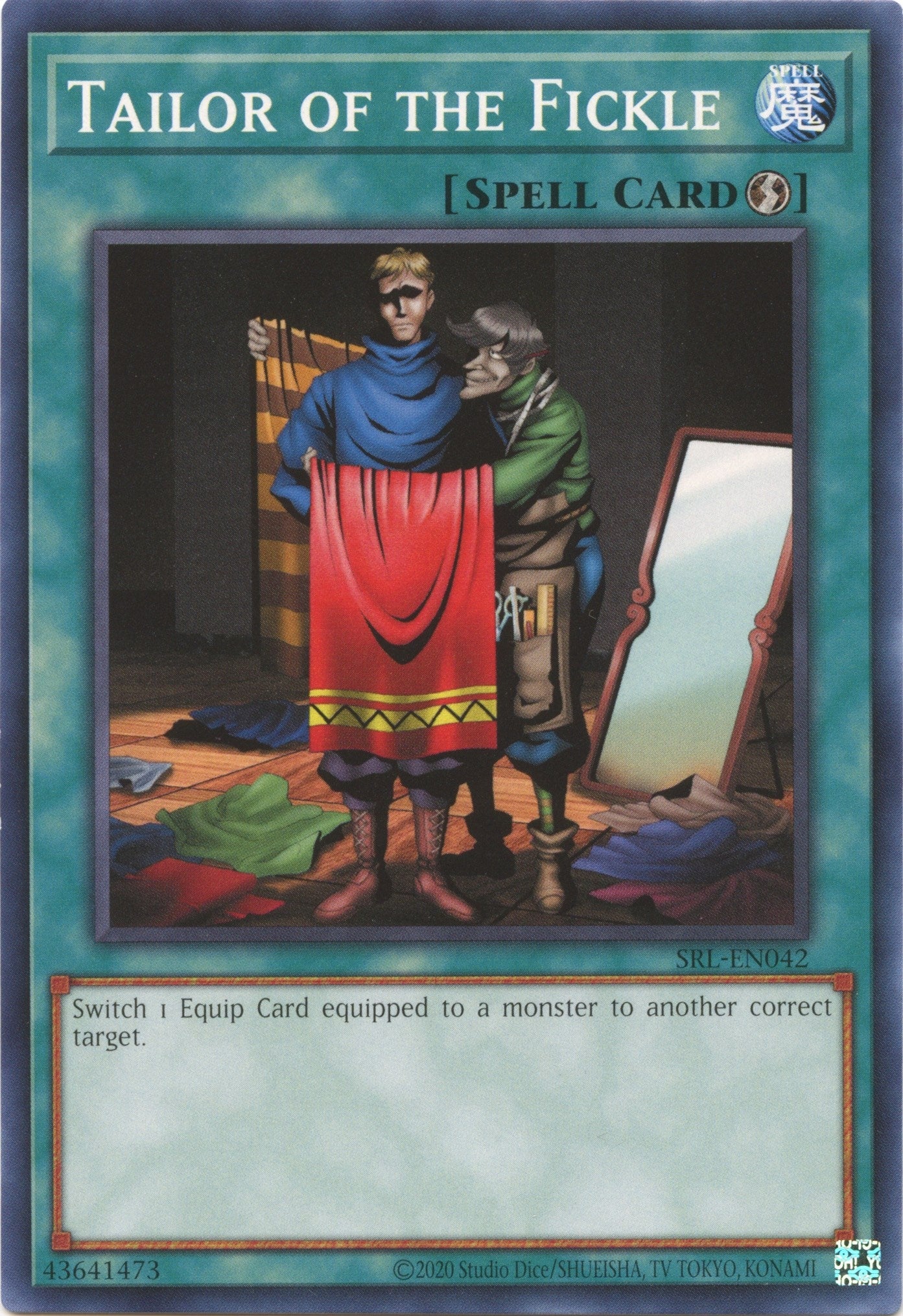 Image for Tailor of the Fickle (Spell Ruler (25th Anniversary Edition)) (SRL-EN042) - YuGiOh