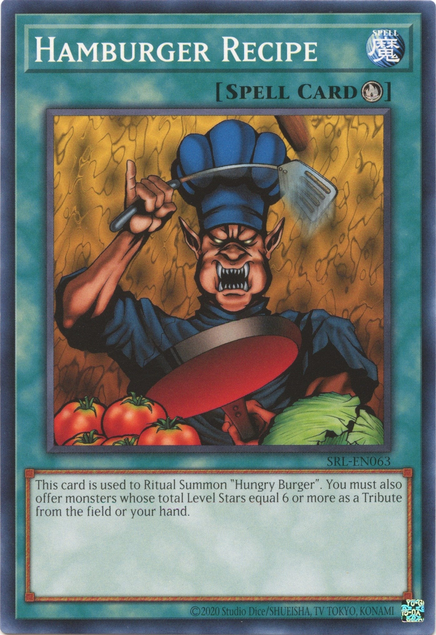 Image for Hamburger Recipe (Spell Ruler (25th Anniversary Edition)) (SRL-EN063) - YuGiOh