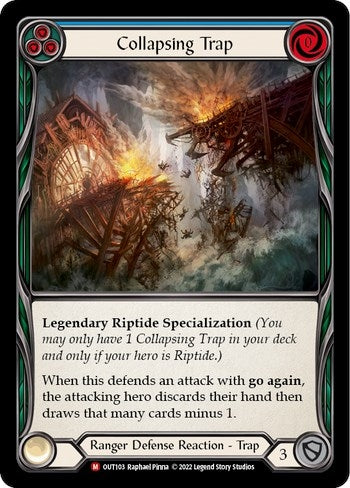 Image for Collapsing Trap (Outsiders) (OUT103) - Flesh and Blood TCG