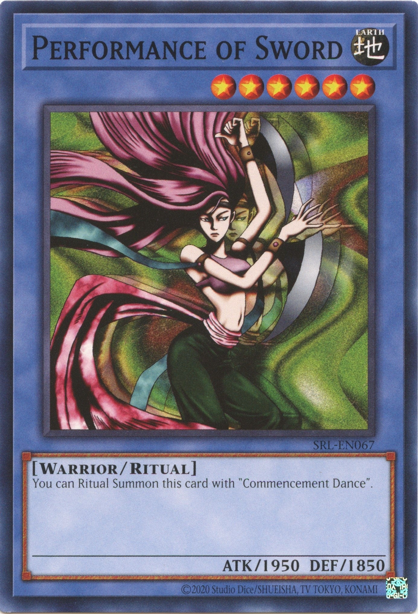 Image for Performance of Sword (Spell Ruler (25th Anniversary Edition)) (SRL-EN067) - YuGiOh