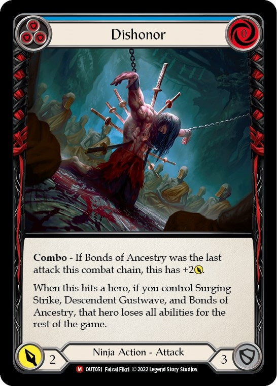 Image for Dishonor (Outsiders) (OUT051) - Flesh and Blood TCG