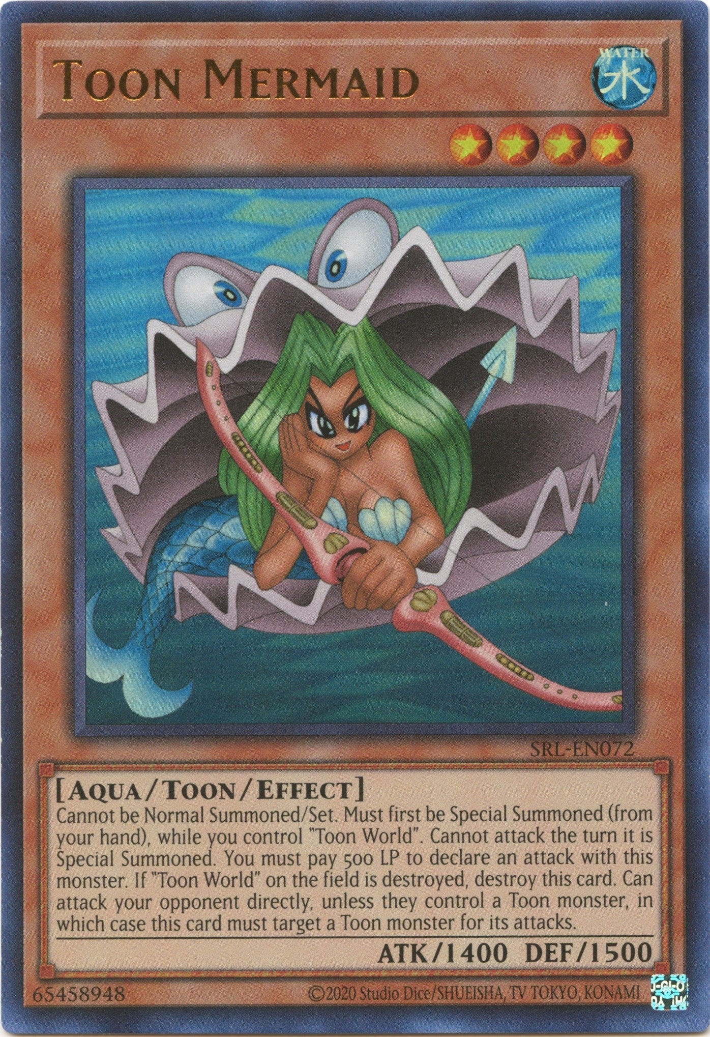 Image for Toon Mermaid (Spell Ruler (25th Anniversary Edition)) (SRL-EN072) - YuGiOh