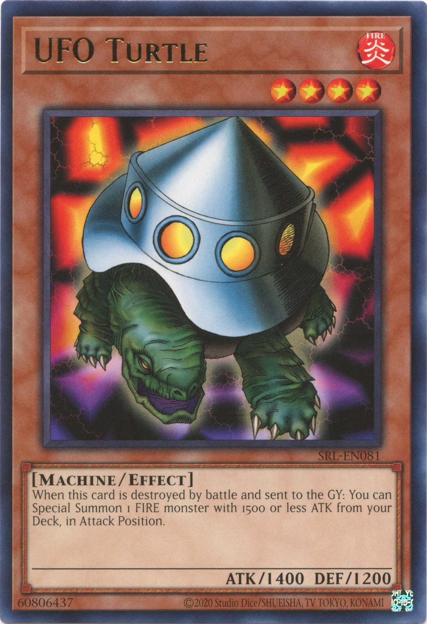 Image for UFO Turtle (Spell Ruler (25th Anniversary Edition)) (SRL-EN081) - YuGiOh