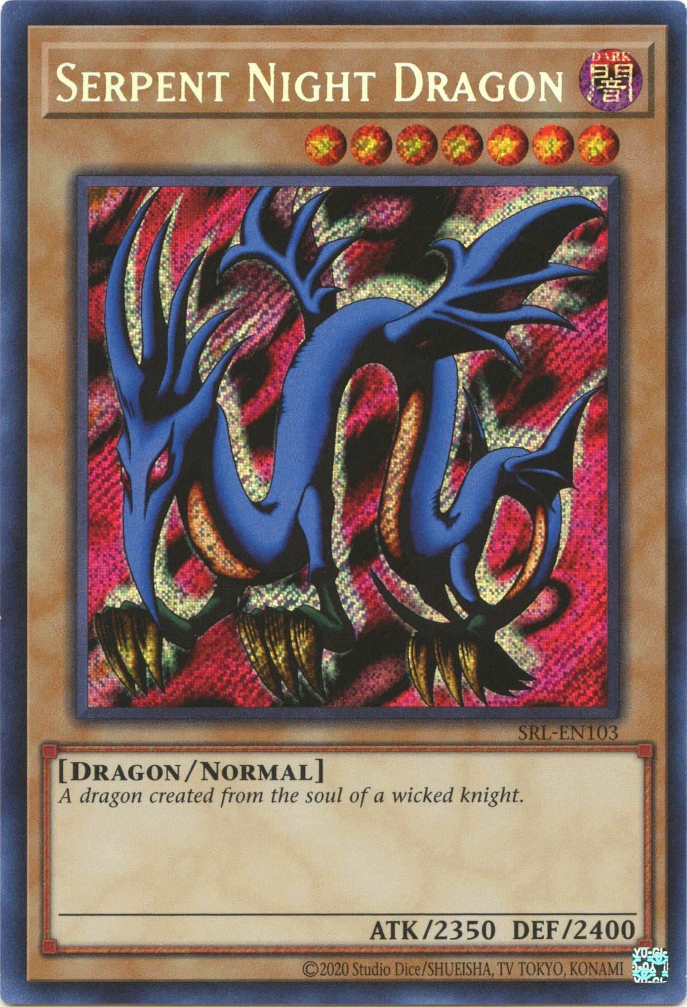 Image for Serpent Night Dragon (Spell Ruler (25th Anniversary Edition)) (SRL-EN103) - YuGiOh