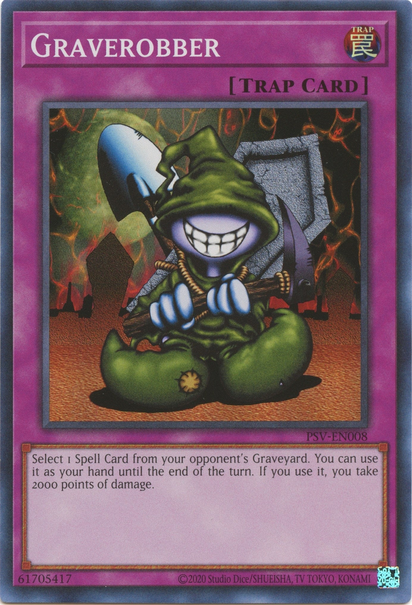 Image for Graverobber (Pharaoh's Servant (25th Anniversary Edition)) (PSV-EN008) - YuGiOh
