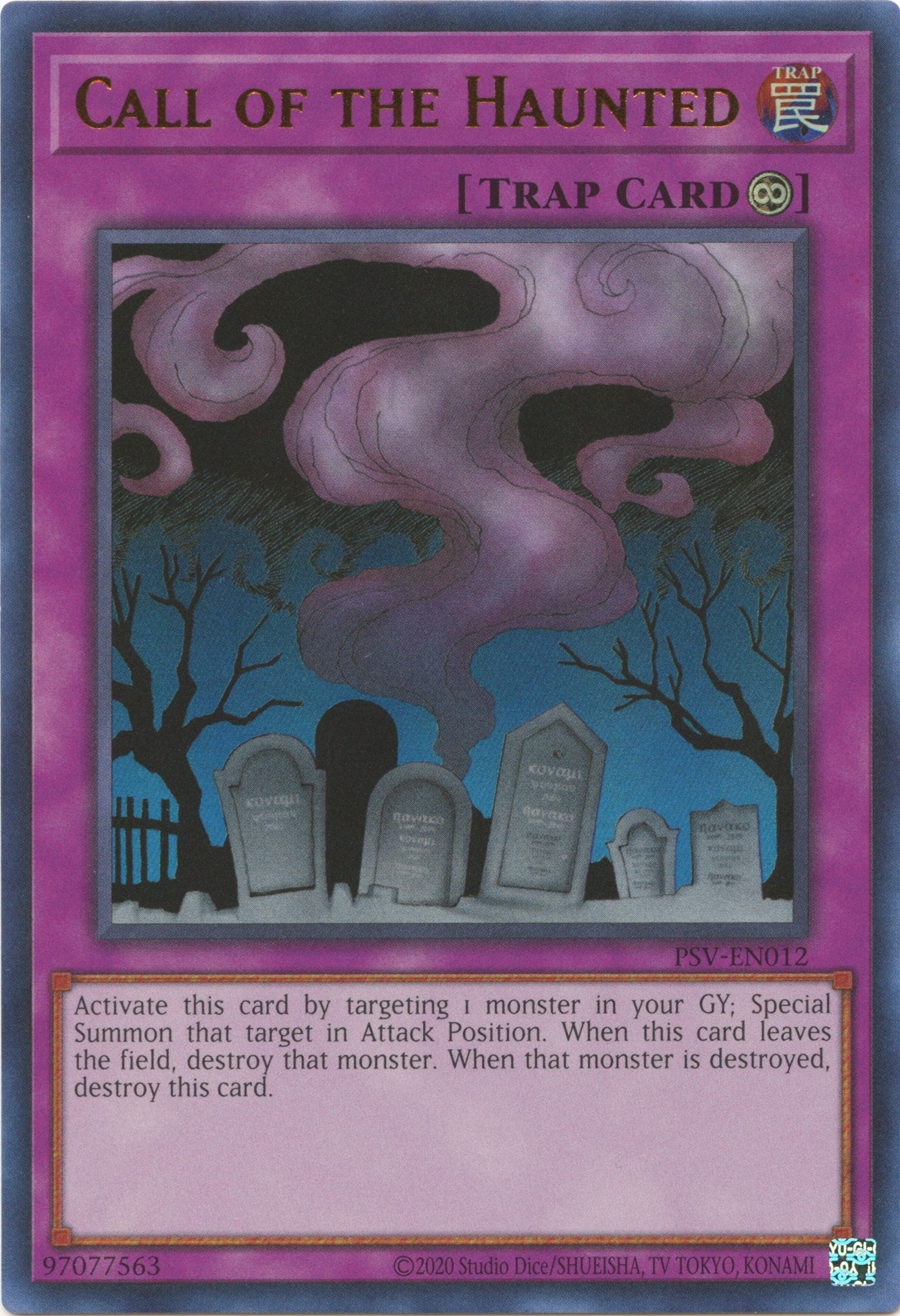 Image for Call Of The Haunted (Pharaoh's Servant (25th Anniversary Edition)) (PSV-EN012) - YuGiOh