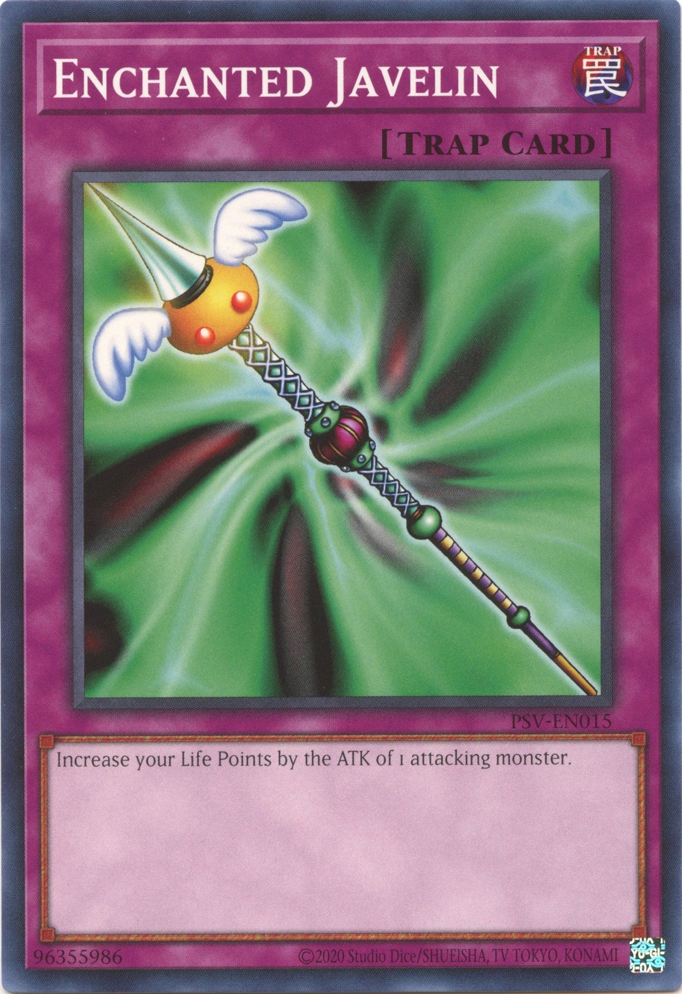 Image for Enchanted Javelin (Pharaoh's Servant (25th Anniversary Edition)) (PSV-EN015) - YuGiOh