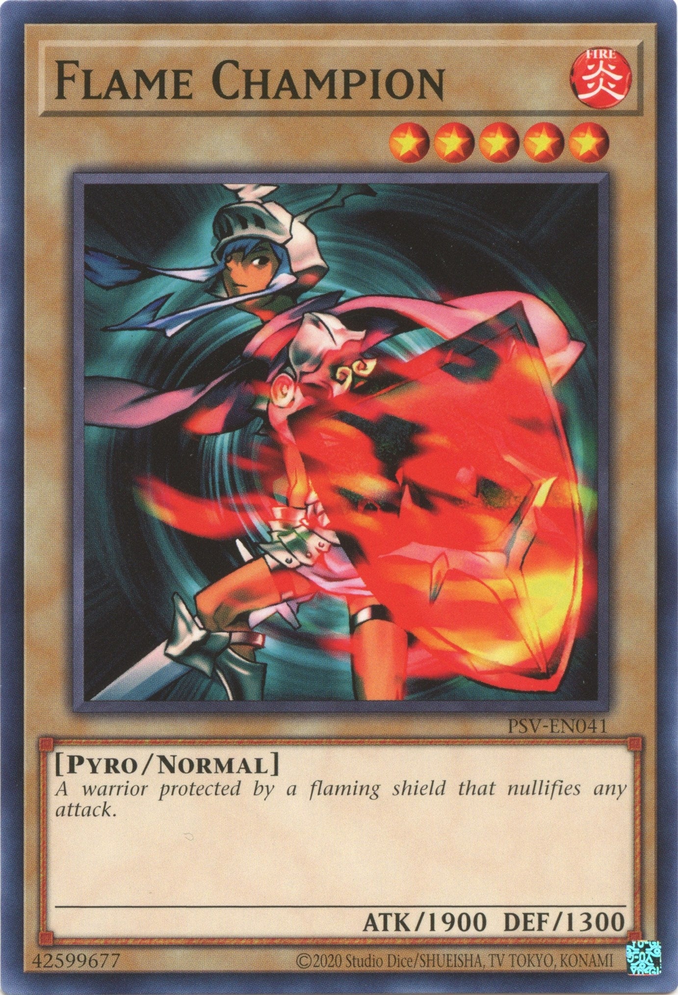 Image for Flame Champion (Pharaoh's Servant (25th Anniversary Edition)) (PSV-EN041) - YuGiOh