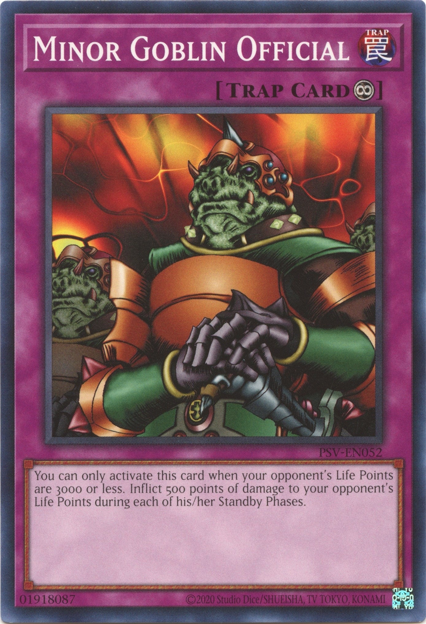 Image for Minor Goblin Official (Pharaoh's Servant (25th Anniversary Edition)) (PSV-EN052) - YuGiOh