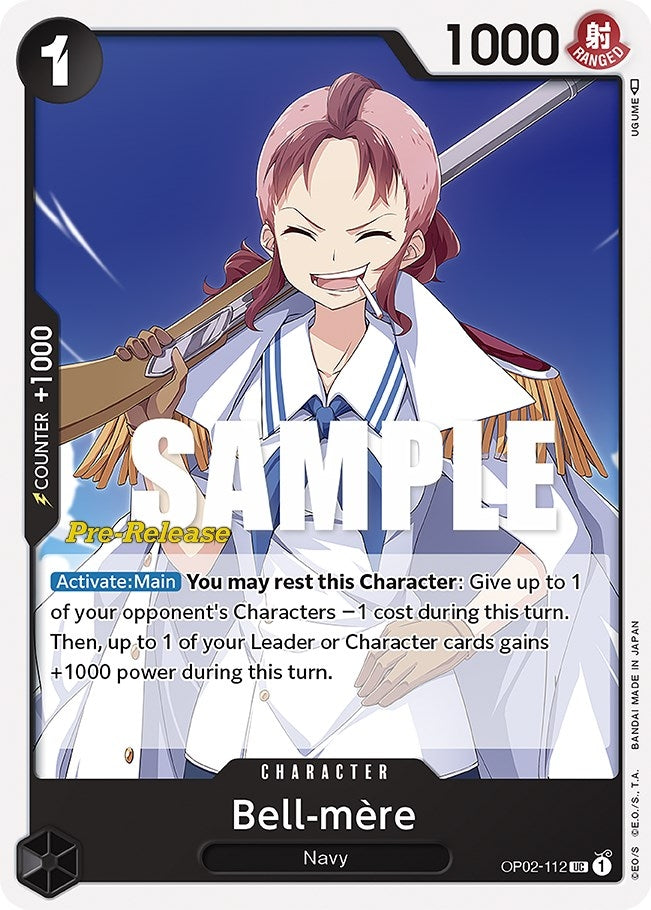 Image for Bell-mere (Paramount War Pre-Release Cards) (OP02-112) - One Piece Card Game
