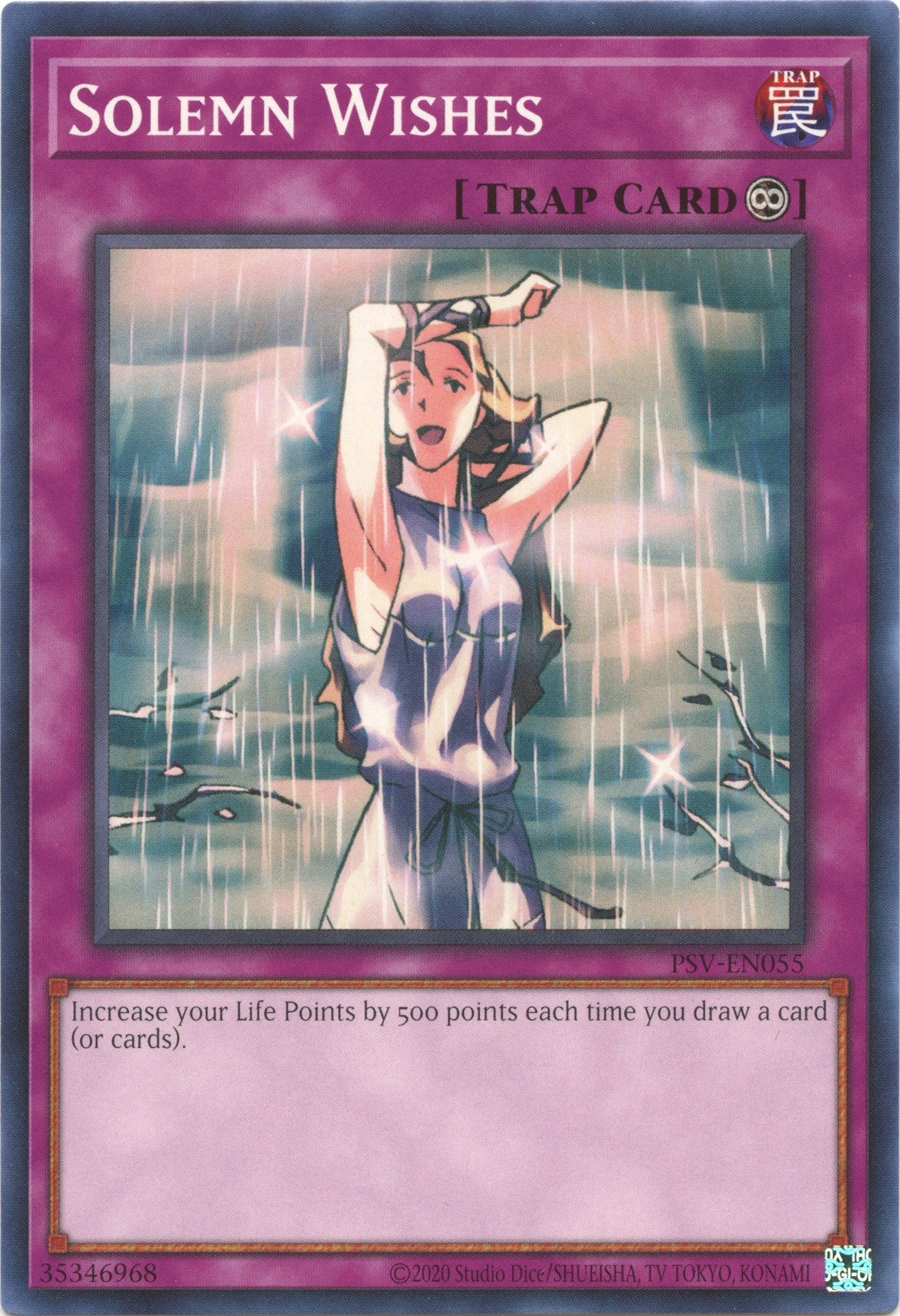 Image for Solemn Wishes (Pharaoh's Servant (25th Anniversary Edition)) (PSV-EN055) - YuGiOh