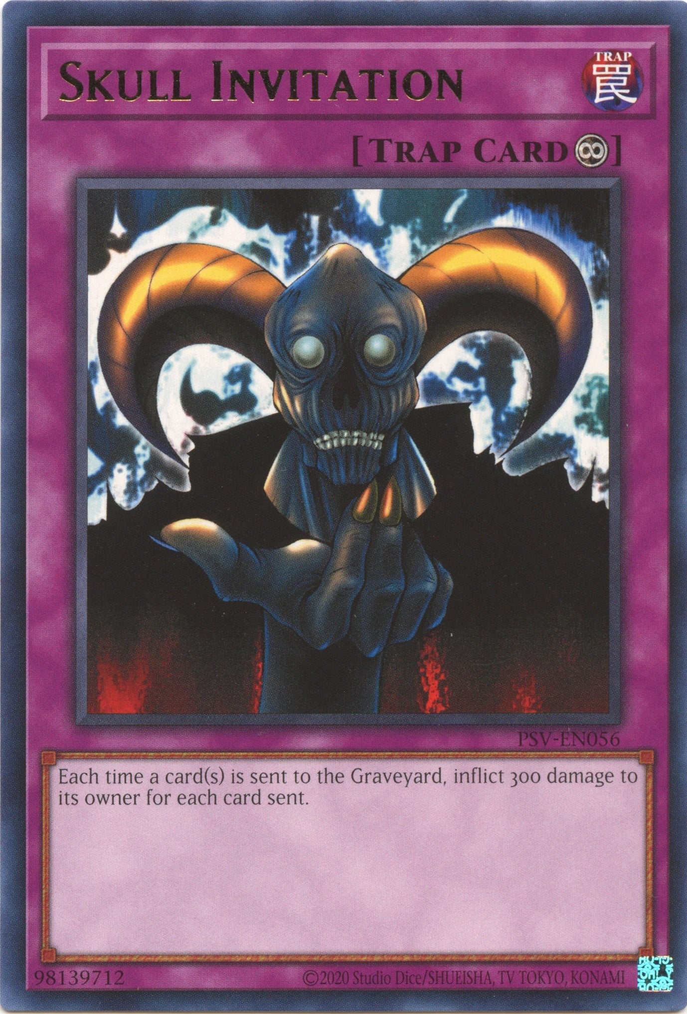 Image for Skull Invitation (Pharaoh's Servant (25th Anniversary Edition)) (PSV-EN056) - YuGiOh