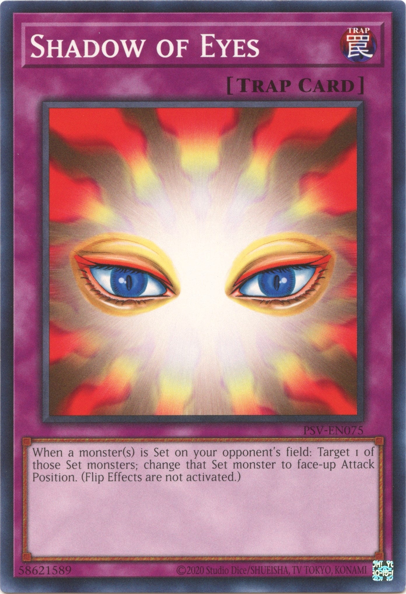 Image for Shadow of Eyes (Pharaoh's Servant (25th Anniversary Edition)) (PSV-EN075) - YuGiOh