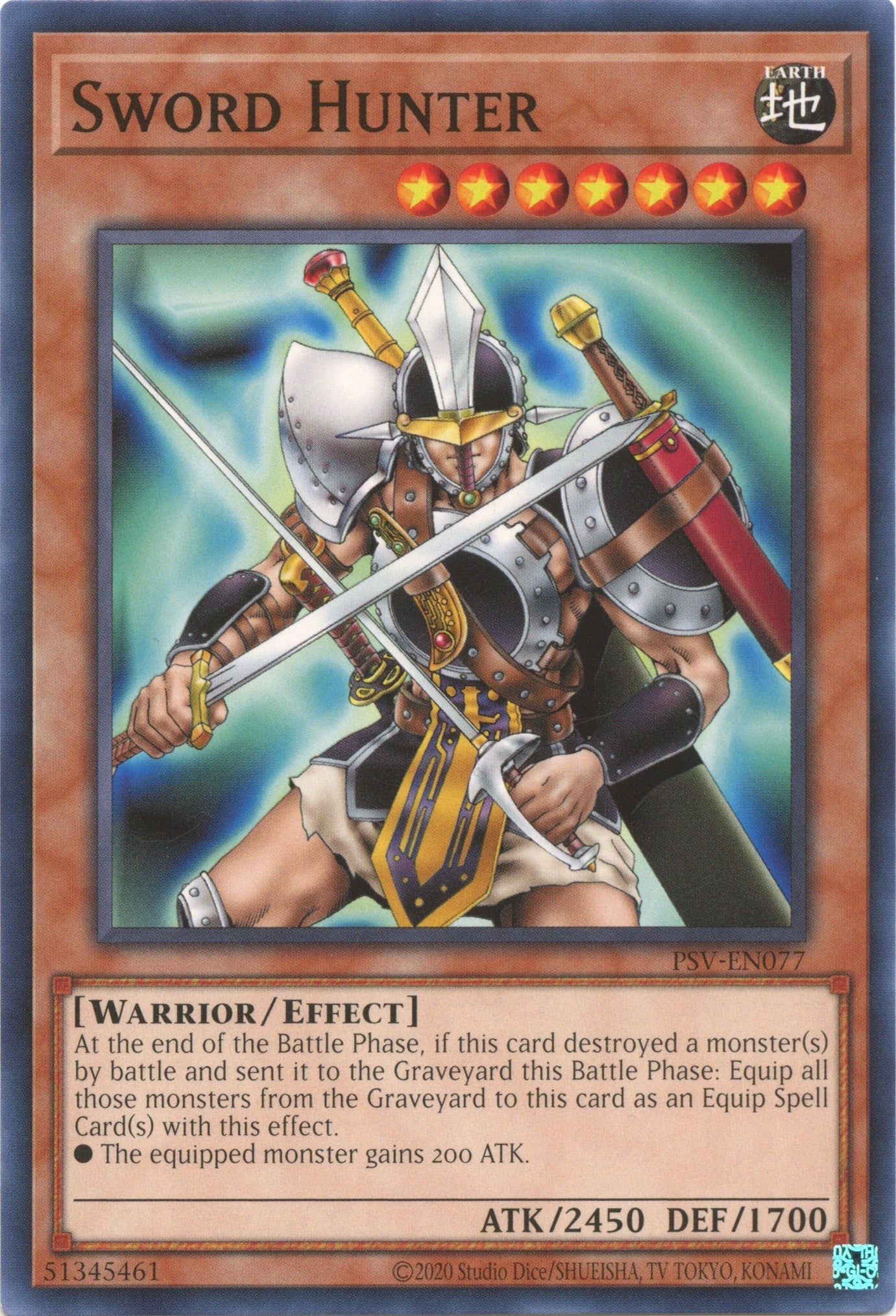 Image for Sword Hunter (Pharaoh's Servant (25th Anniversary Edition)) (PSV-EN077) - YuGiOh