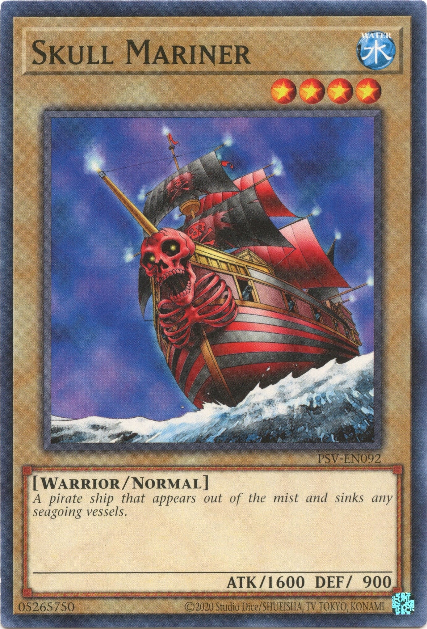 Image for Skull Mariner (Pharaoh's Servant (25th Anniversary Edition)) (PSV-EN092) - YuGiOh