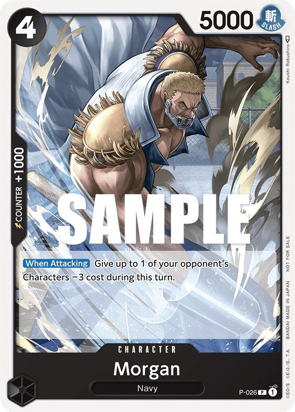 Image for Morgan (Pirates Party Vol. 2) (One Piece Promotion Cards) (P-026) - One Piece Card Game