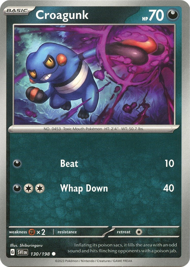 Image for Croagunk (SV01: Scarlet & Violet Base Set) (130/198) - Pokemon