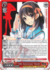 Image for "10th Anniversary" Haruhi (The Melancholy Of Haruhi Suzumiya Power Up Set) (SY/WP02-E05 PS) - Weiss Schwarz
