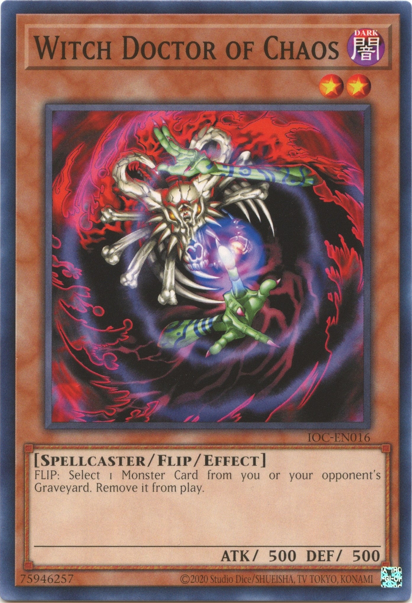 Image for Witch Doctor of Chaos (Invasion of Chaos (25th Anniversary Edition)) (IOC-EN016) - YuGiOh