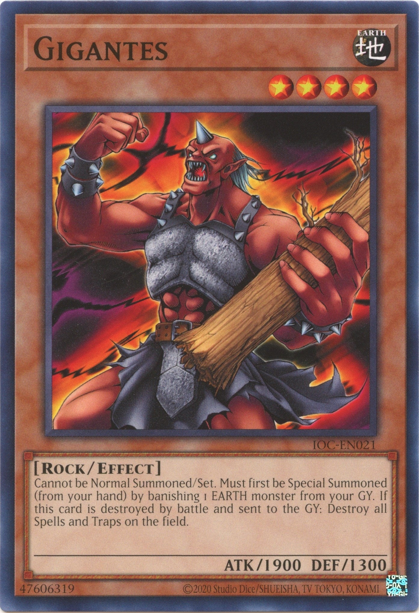 Image for Gigantes (Invasion of Chaos (25th Anniversary Edition)) (IOC-EN021) - YuGiOh