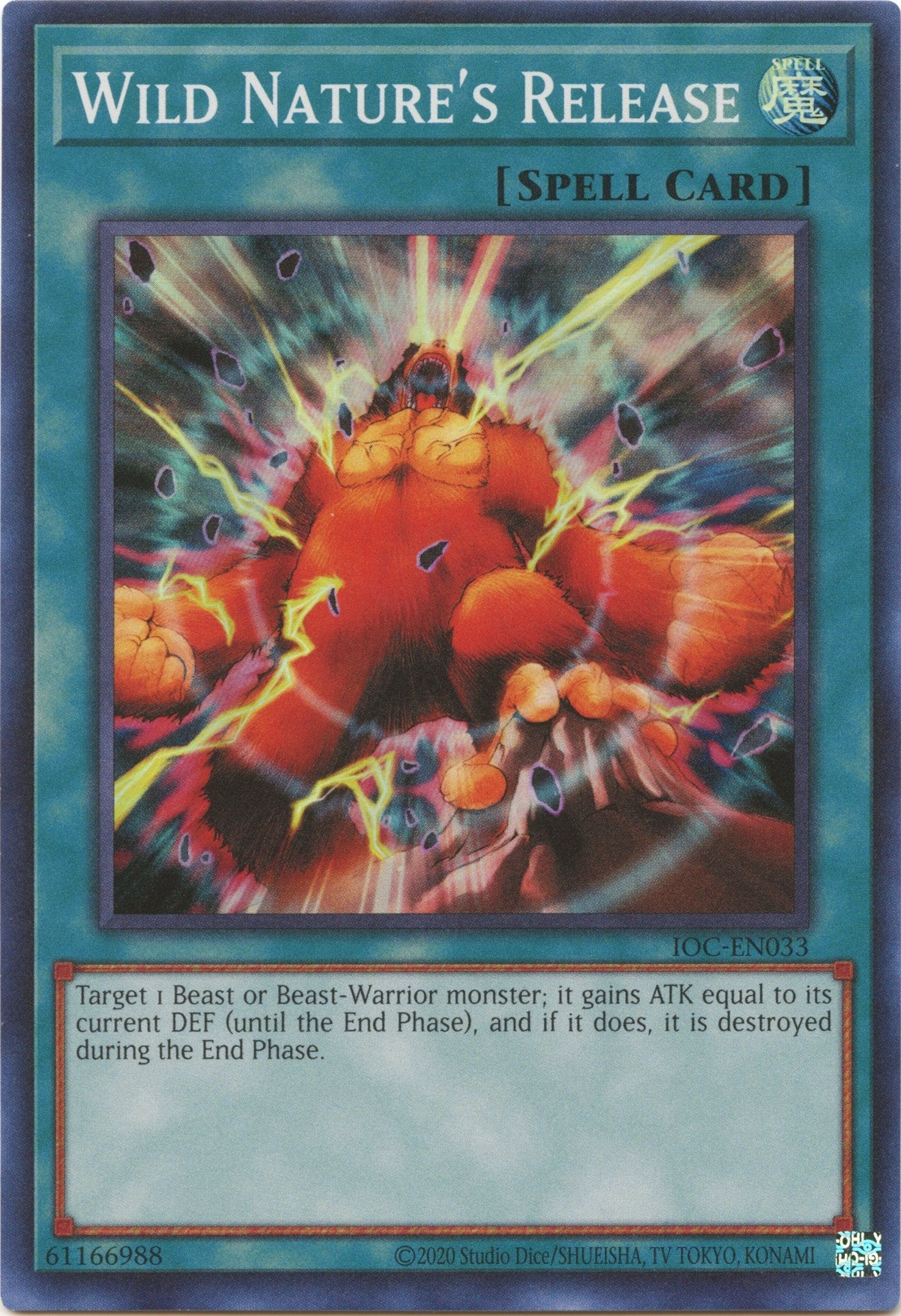 Image for Wild Nature's Release (Invasion of Chaos (25th Anniversary Edition)) (IOC-EN033) - YuGiOh