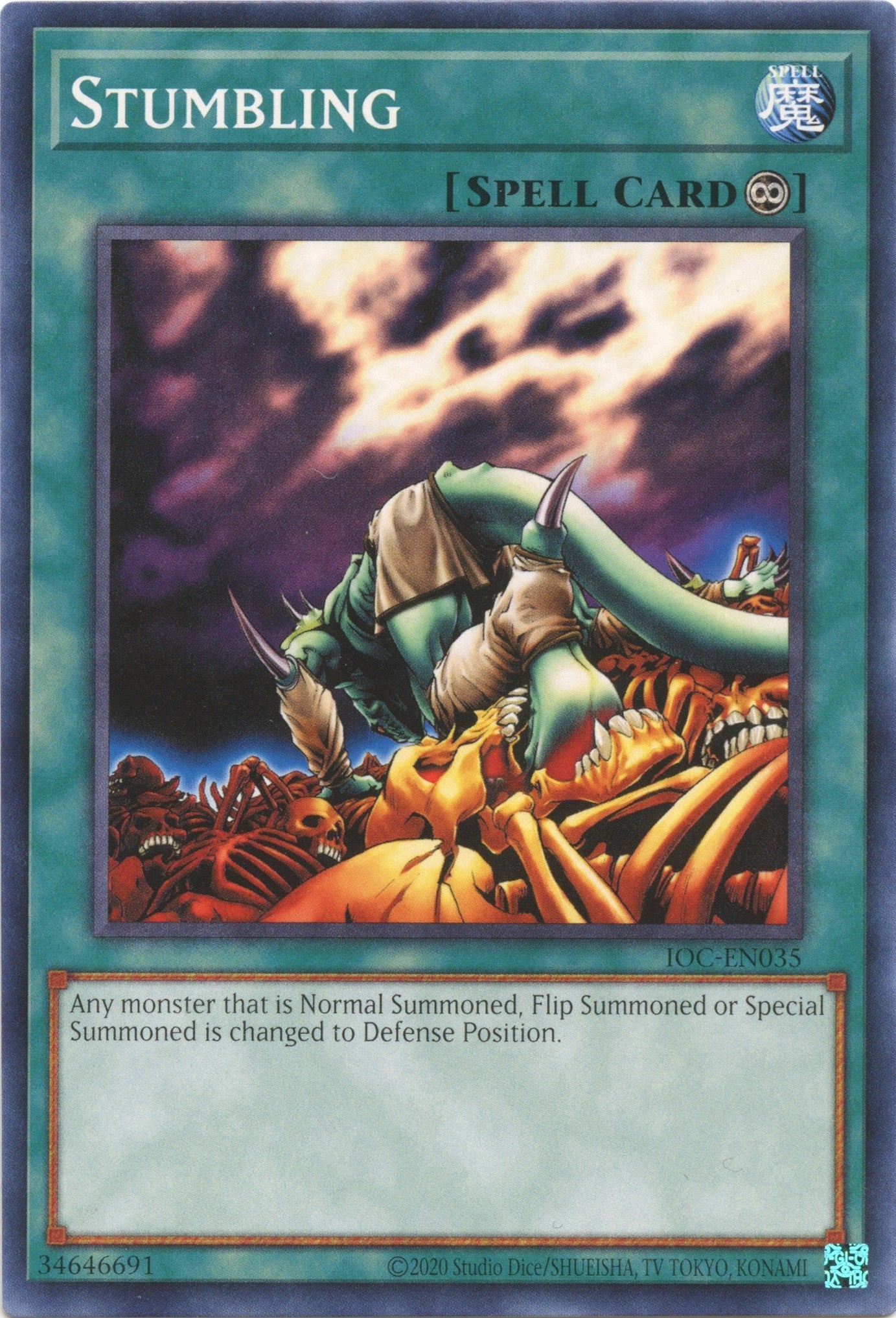 Image for Stumbling (Invasion of Chaos (25th Anniversary Edition)) (IOC-EN035) - YuGiOh