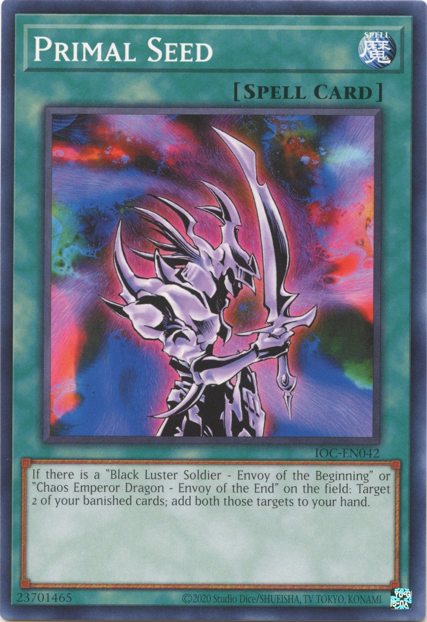 Image for Primal Seed (Invasion of Chaos (25th Anniversary Edition)) (IOC-EN042) - YuGiOh